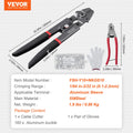 Crimping Tool 2.2mm Wire Rope Cable Cutter 160pc Aluminium Buckles
