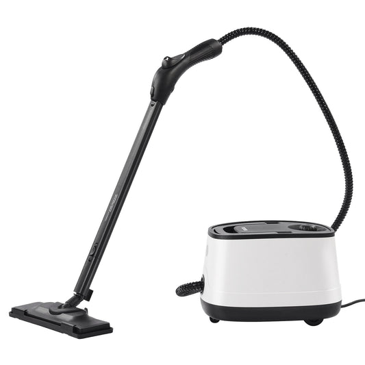 Steam Cleaner, Multipurpose Powerful Steamer with 27 Accessories, Steamer Cleaing with Extra-Long Power Cord, 1.5 L Tank and Portable Handle, for Grout, Tile, Floors, Appliances, Home & Car