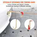 V-Chain Bridle 4364kg G80 Tow Chain RTJ Hooks Galvanized Steel