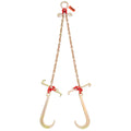 V-Chain Bridle 4364kg G80 Tow Chain RTJ Hooks Galvanized Steel