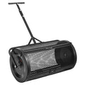 Compost Spreader 91cm Peat Moss Roller 4 Height Adjustable Steel