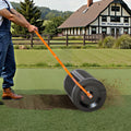 Compost Spreader 24in Peat Moss Roller 3 Height Adjust Steel