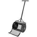 Compost Spreader 42cm Peat Moss Roller 3 Height Adjustable Steel