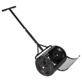 Compost Spreader 42cm Peat Moss Roller 3 Height Adjustable Steel