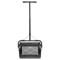 Compost Spreader 42cm Peat Moss Roller 3 Height Adjustable Steel