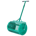 Compost Spreader 24in Wide Grass Seed Peat Moss Roller Adjustable