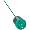 Compost Spreader 24in Wide Grass Seed Peat Moss Roller Adjustable