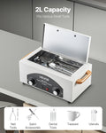 High Temperature Autoclave 2L 300W Dry Heat Steriliser Nail Beauty Lab