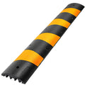 2x 6Ft Rubber Speed Bump Cable Protector Ramp 185x31x5.5cm