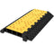 Rubber Cable Guard 3-Channel 2x2.3in 6600lbs Cord Ramp