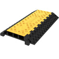 Rubber Cable Guard 3-Channel 2x2.3in 6600lbs Cord Ramp