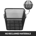 12PCS Black Metal Shopping Baskets with Handles Wire Mesh Retail
