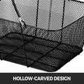 12PCS Black Metal Shopping Baskets with Handles Wire Mesh Retail