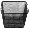 12PCS Black Metal Shopping Baskets with Handles Wire Mesh Retail