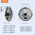 Industrial Wall Mount Fan 17.6