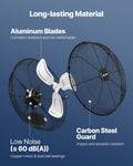 Industrial Wall Fan 615mm 3 Speed 4650 CFM Garage