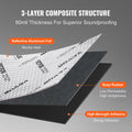 Car Sound Deadening Mat 80mil 3.3sqm Butyl Automotive Noise