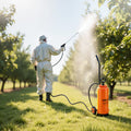 Industrial Concrete Sprayer 14L Stainless Steel Wheeled Cart