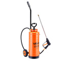 Industrial Concrete Sprayer 14L Stainless Steel Wheeled Cart