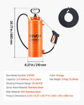 Concrete Sprayer 14L Stainless Steel Heavy Duty with Hoses