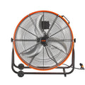 Drum Fan 24 Inch Industrial 3-Speed Timer High Velocity