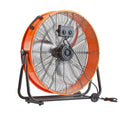 Drum Fan 24 Inch Industrial 3-Speed Timer High Velocity