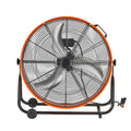 Drum Fan 24 Inch High Velocity Industrial Use 3-Speed 8600CFM for Warehouse