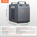 Industrial Water Chiller CW-5202 7L Tank 18L/min CO2 Laser