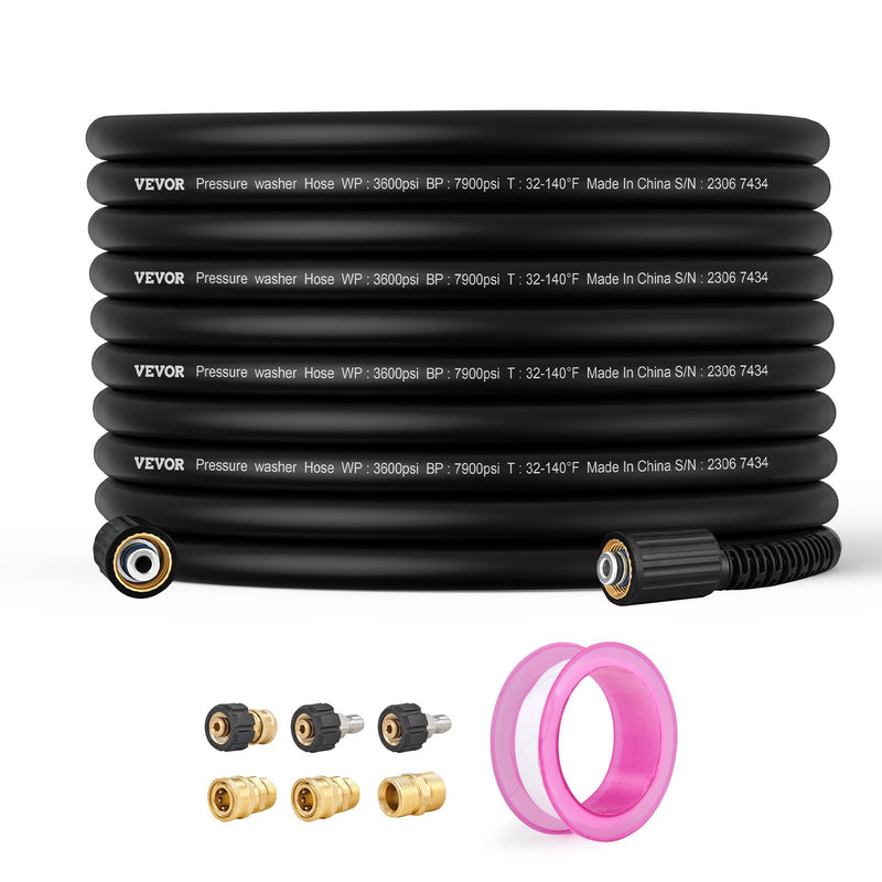 Pressure Washer Hose 100ft 1/4