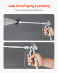 Airless Paint Spray Gun 3600PSI Hose Kit Extension Rods