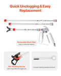 Airless Paint Spray Gun 3600PSI Hose Kit Extension Rods