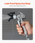 Airless Paint Spray Gun 3600PSI High Pressure 5 Tips