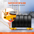 Machinery Skate Dolly 8T 4PCS Heavy Duty Carbon Steel PU Wheels
