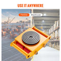 Machinery Skate Dolly 8T 4PCS Heavy Duty Carbon Steel PU Wheels