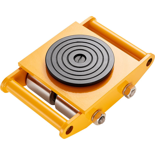 4PCS Machinery Skate Dolly Mover Skate 26455LBS/12T 4 Carbon Steel Wheels