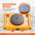 4PCS Machinery Skate Dolly 12 Tonne 4 Carbon Steel Wheels