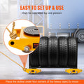 4PCS Machinery Skate Dolly 12 Tonne 4 Carbon Steel Wheels