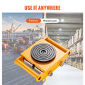 4PCS Machinery Skate Dolly 12 Tonne 4 Carbon Steel Wheels