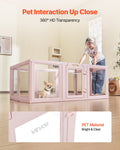 Dog Whelping Box 1.54x1x0.6m Plastic Pen Medium Waterproof