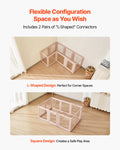 Dog Whelping Box 1.54x1x0.6m Plastic Pen Medium Waterproof