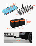 Hitch Cargo Carrier 500lbs 60x24x6
