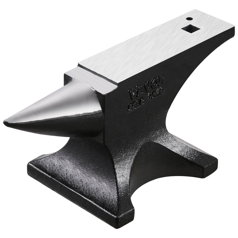 Cast Steel Anvil 55lbs Single Horn Blacksmith Metal Working Tool