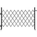 Folding Security Gate 1900x1310mm Lockable Scissor Swivel Casters
