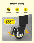 Folding Security Gate 1900x1310mm Lockable Scissor Swivel Casters
