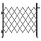 Folding Security Gate 1100x1310mm Lockable Retractable Steel