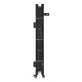 Folding Security Gate 1100x1310mm Lockable Retractable Steel