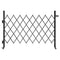Single Folding Security Gate, Lockable Scissor Gate with 360 degree Swivel Casters, Outdoor Barricade Steel Retractable Gates, for Entry Security, Garage, Warehouse & Pool, 1700 x 1310 mm (W x H)