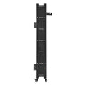 Folding Security Gate 1700x1310mm Lockable Scissor Retractable Steel