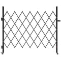 Security Gate Folding Scissor 1800x1610mm Steel Lockable