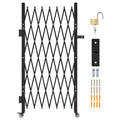 Security Gate Folding Scissor 1800x1610mm Steel Lockable